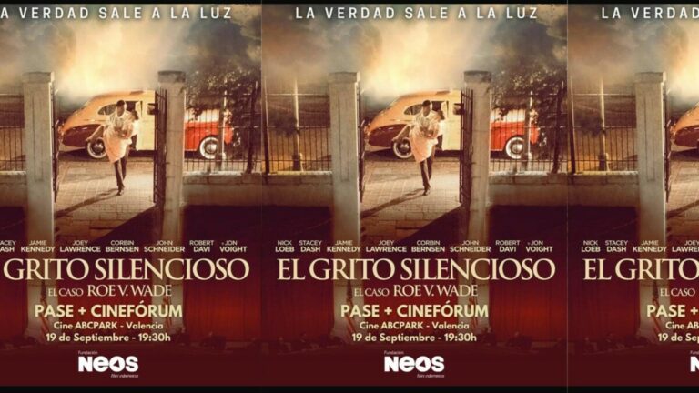 El próximo 19 de septiembre, NEOS organiza un evento imperdible en Valencia: la proyección de la película "El Grito Silencioso". Este film, basado en hechos reales, narra la verdad detrás de la sentencia histórica que legalizó el aborto en Estados Unidos, una decisión revocada hace dos años. El largometraje revela un intrincado entramado de mentiras, fraudes, manipulaciones y chantajes judiciales que durante 50 años permaneció oculto. Ahora, la verdad sale a la luz. El evento se llevará a cabo en el Cine ABCPark de Valencia, ubicado en la C/ de Roger de Llòria, 21, a las 19:30 horas. La proyección será seguida de un cinefórum, donde los asistentes podrán debatir y reflexionar sobre los temas expuestos en la película.