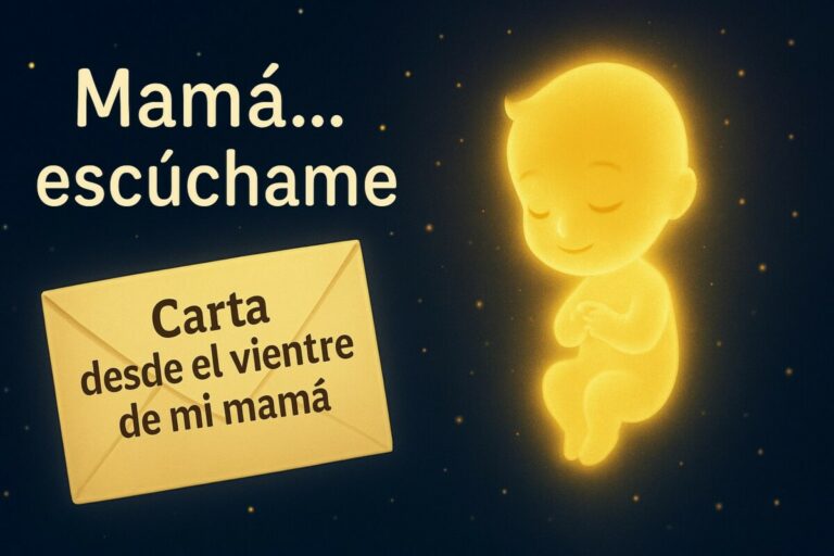 Carta desde el vientre de mi mamá.
