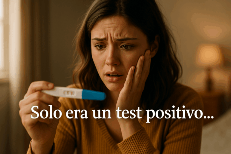 Solo era un test positivo… hasta que escuché tu corazón