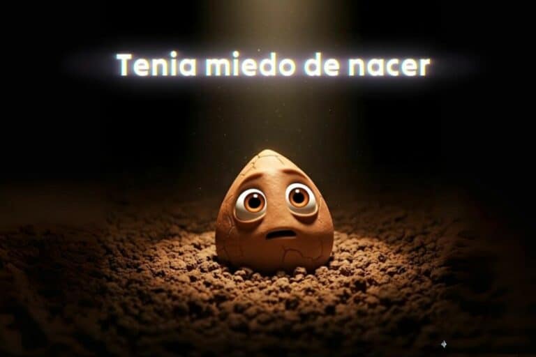 semilla con miedo a florecer