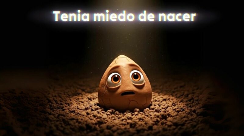 semilla con miedo a florecer