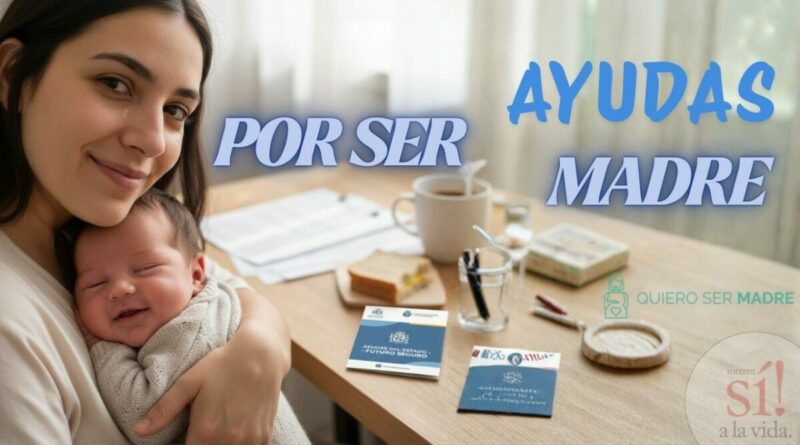 madre abrazando a bebe