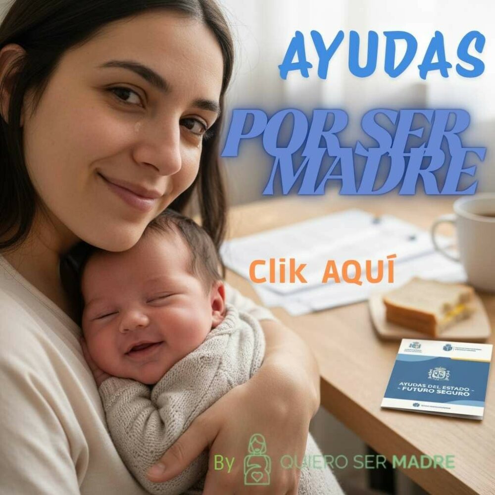 madre con lagrima de alegria con su bebe